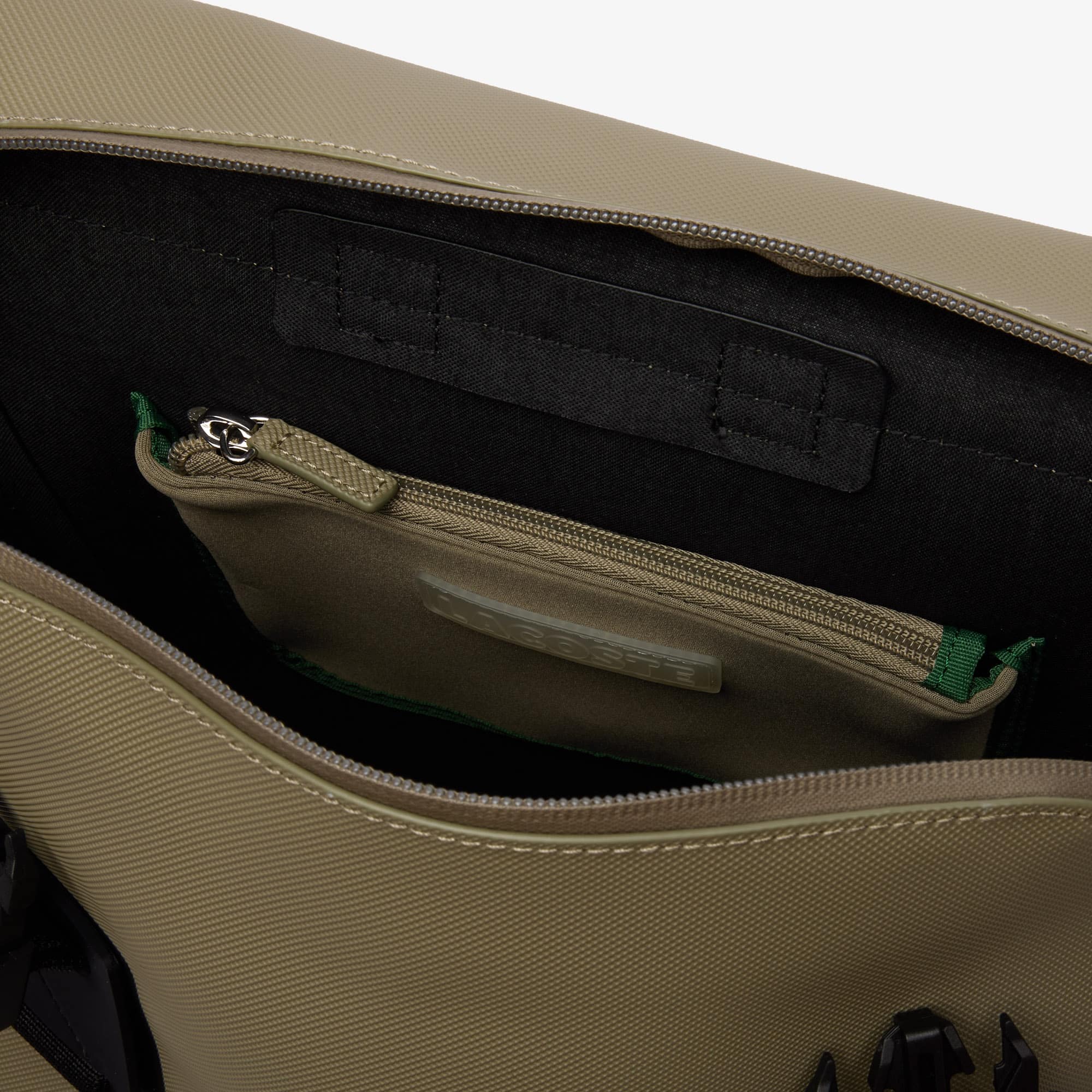 Sac à roll-top avec poche Sacoches & Pochettes - Beige - Lacoste - Homme