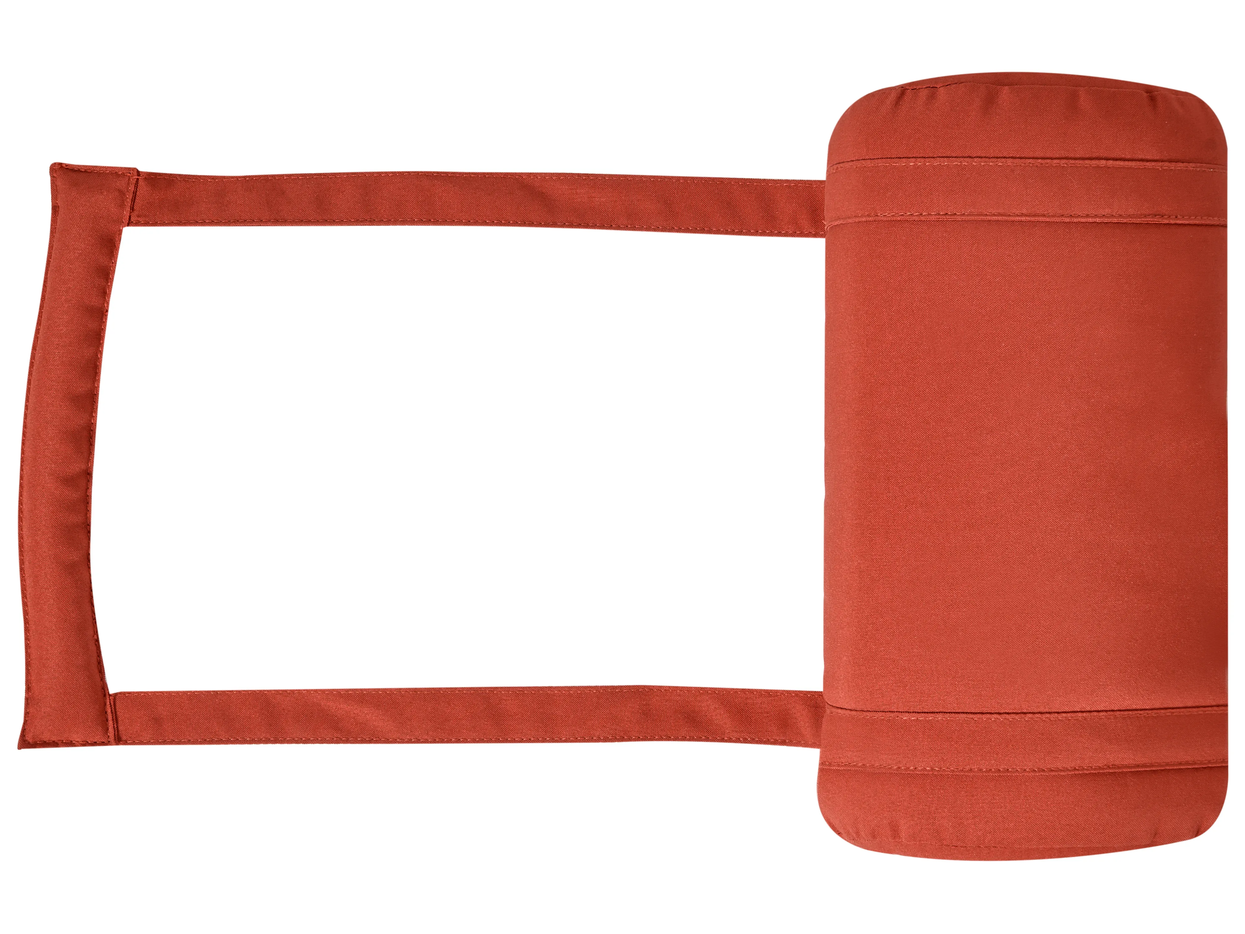 Ligstoel met kussen AMANTEA PREMIUM II Acaciahout Rood