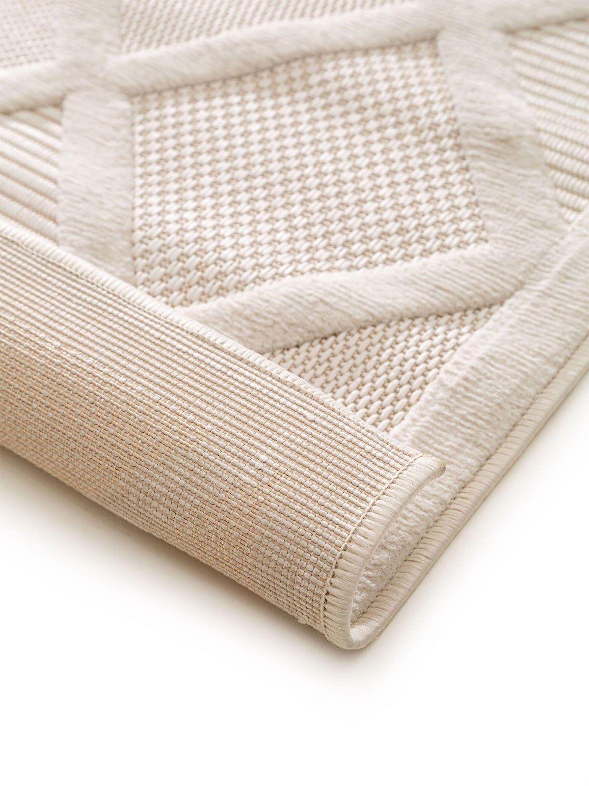benuta nest Teppich BONTE 160 x 230 cm cream