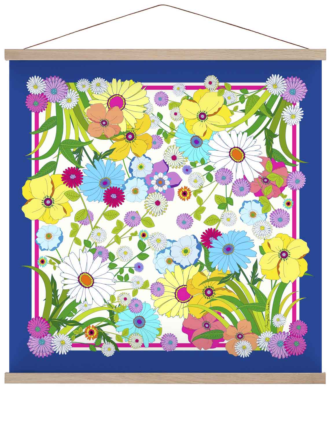 Retro Blumen von MARYLENE MADOU