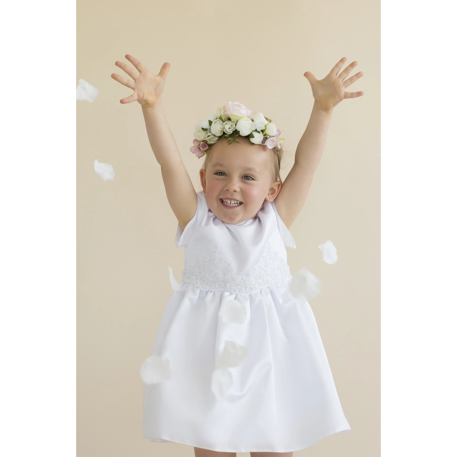 HOBEA Taufkleid Diana weiß