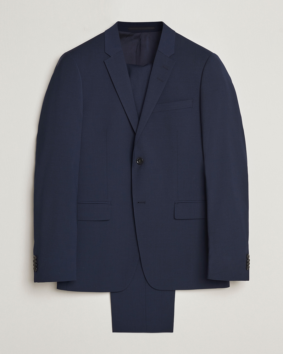 Tiger of Sweden Jerretts Wool Travel Suit Royal Blue