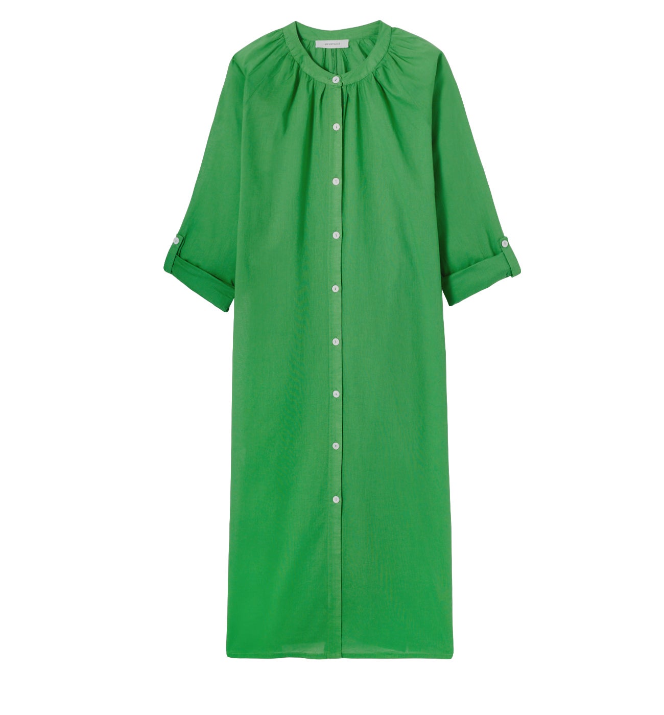 Longue robe-tunique Femme - Vert
