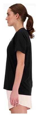 Maillot manches courtes New Balance Sport Essentials Noir Femme
