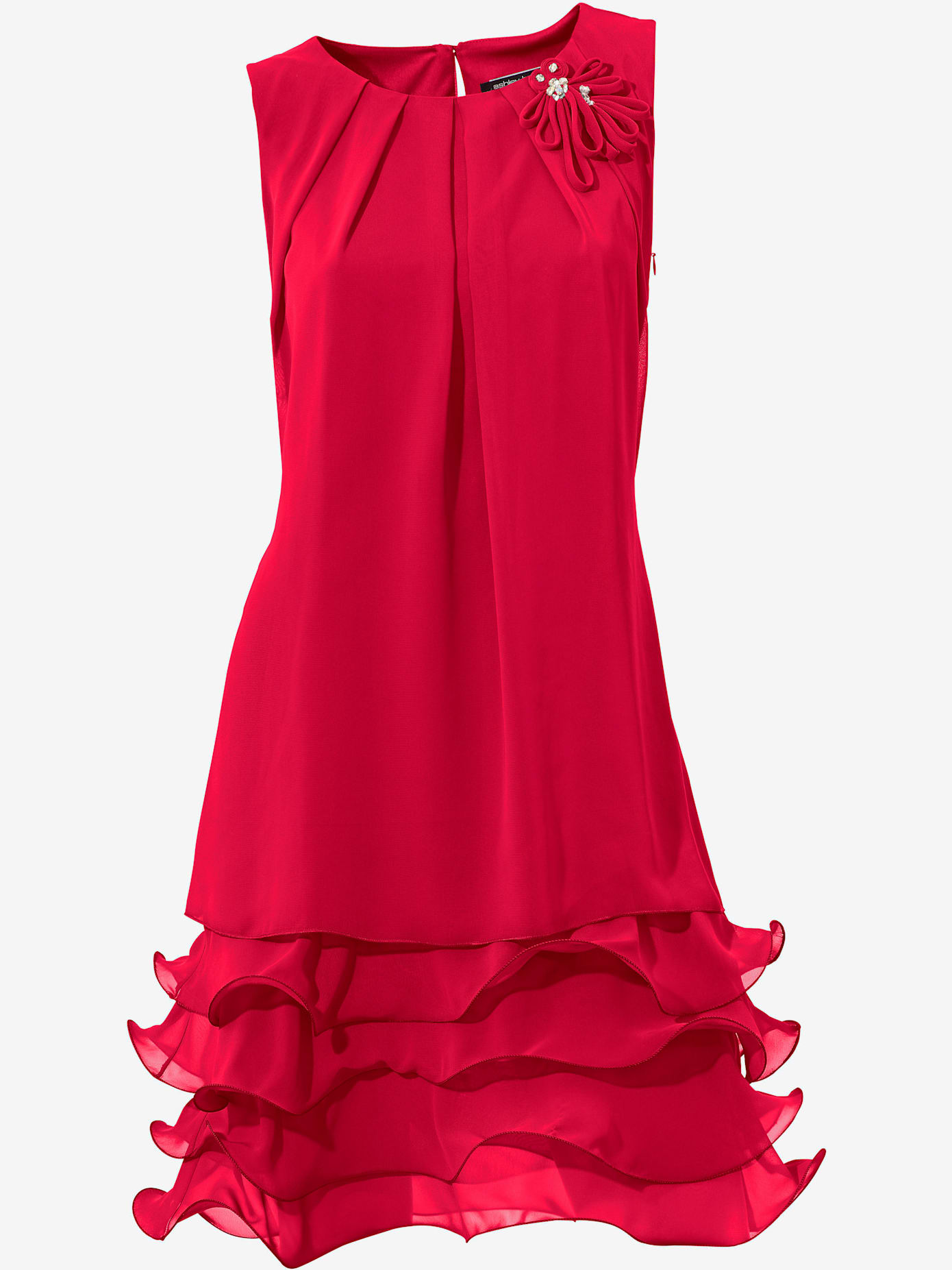 Robe de cocktail qualité crêpe légère et fluide