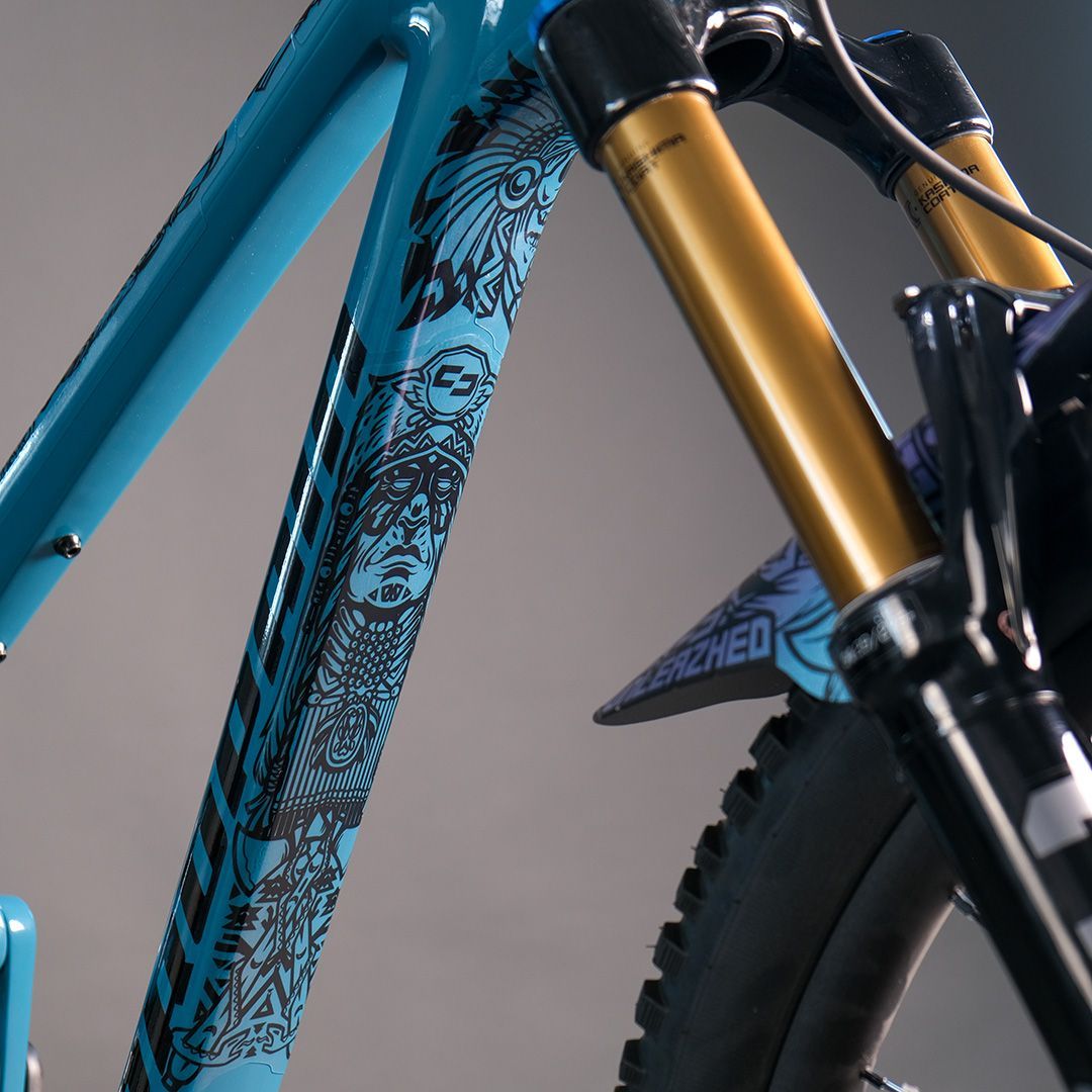 Unleazhed Unscratch Frame Rahmenschutzfolie - Tatanka Black Glossy kaufen | Bike-Discount