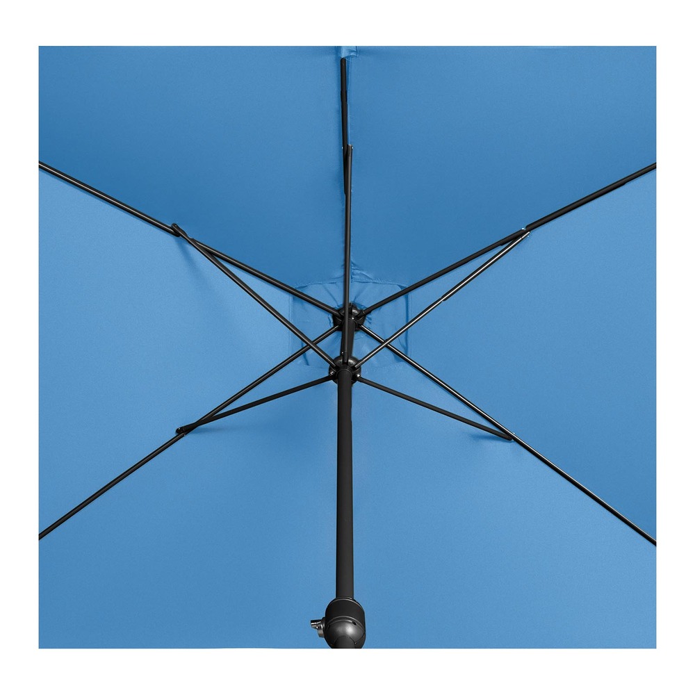 Grand parasol de jardin rectangulaire 200 x 300 cm bleu