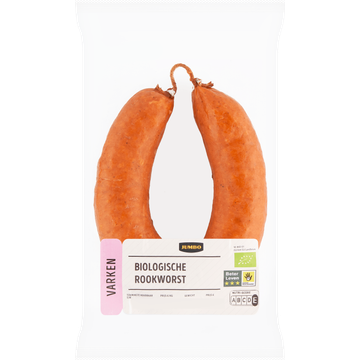 Jumbo Biologische Varkens Rookworst 250 g
