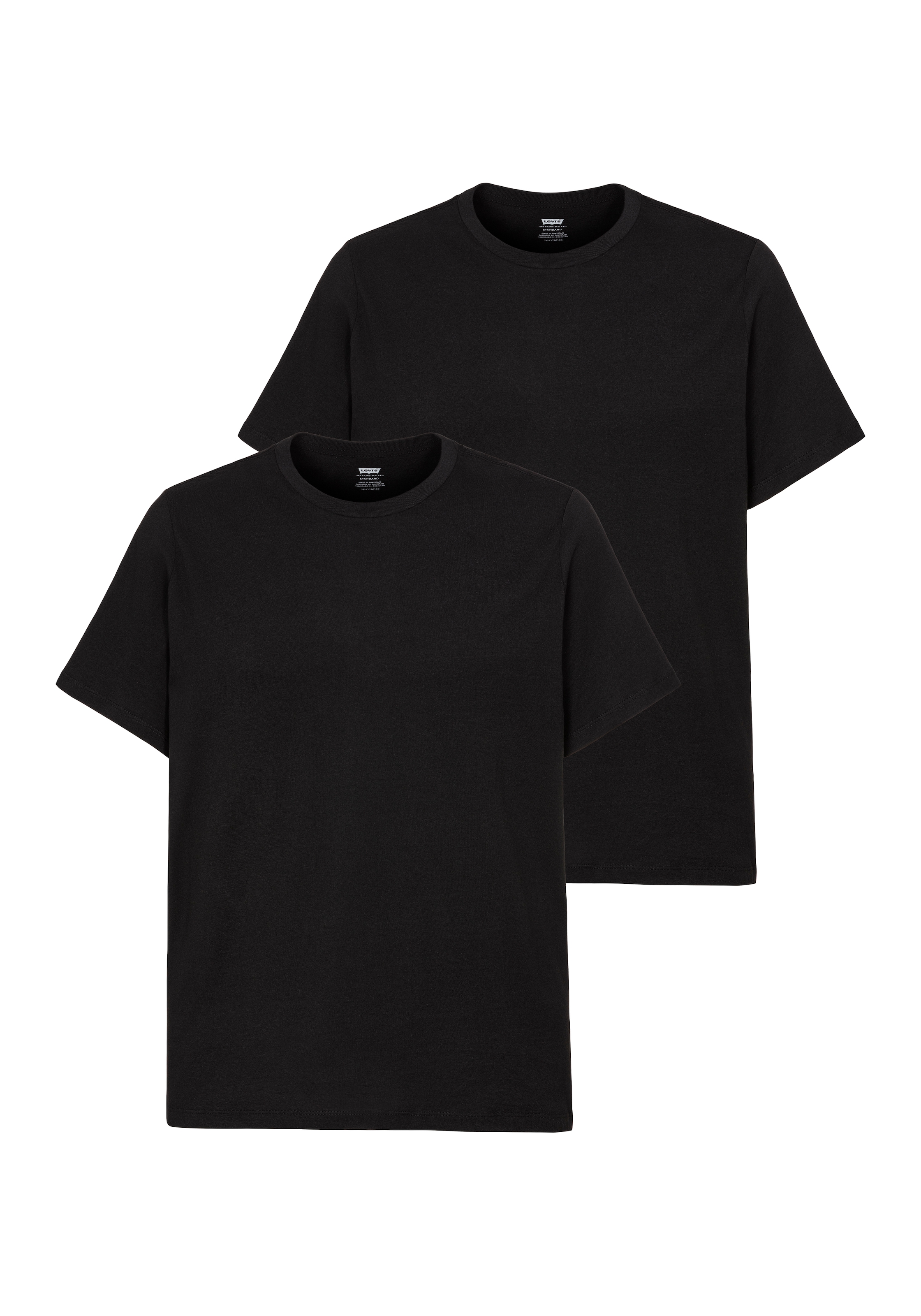 Levi's® Plus Rundhalsshirt »BIG 2 PACK TEE«, 2er-Packer Packung, unifarben