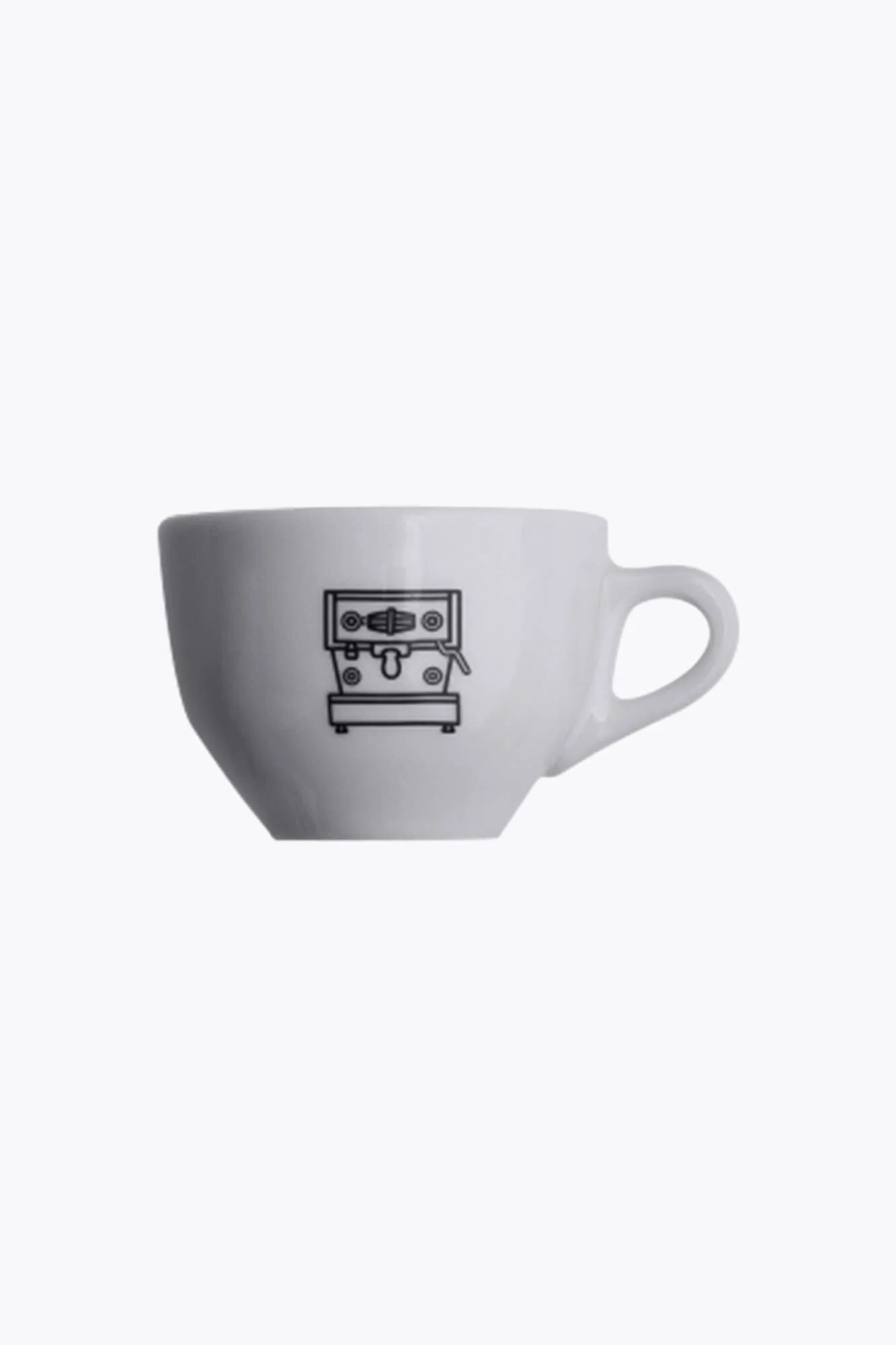 La Marzocco linea Espressotasse Schwarz mit Untertasse