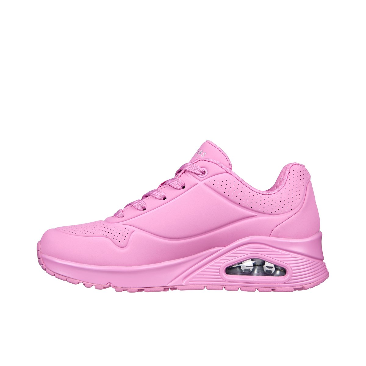 2X les points-Uno_soa-l-Baskets - Talon plat - Rose Ouvert