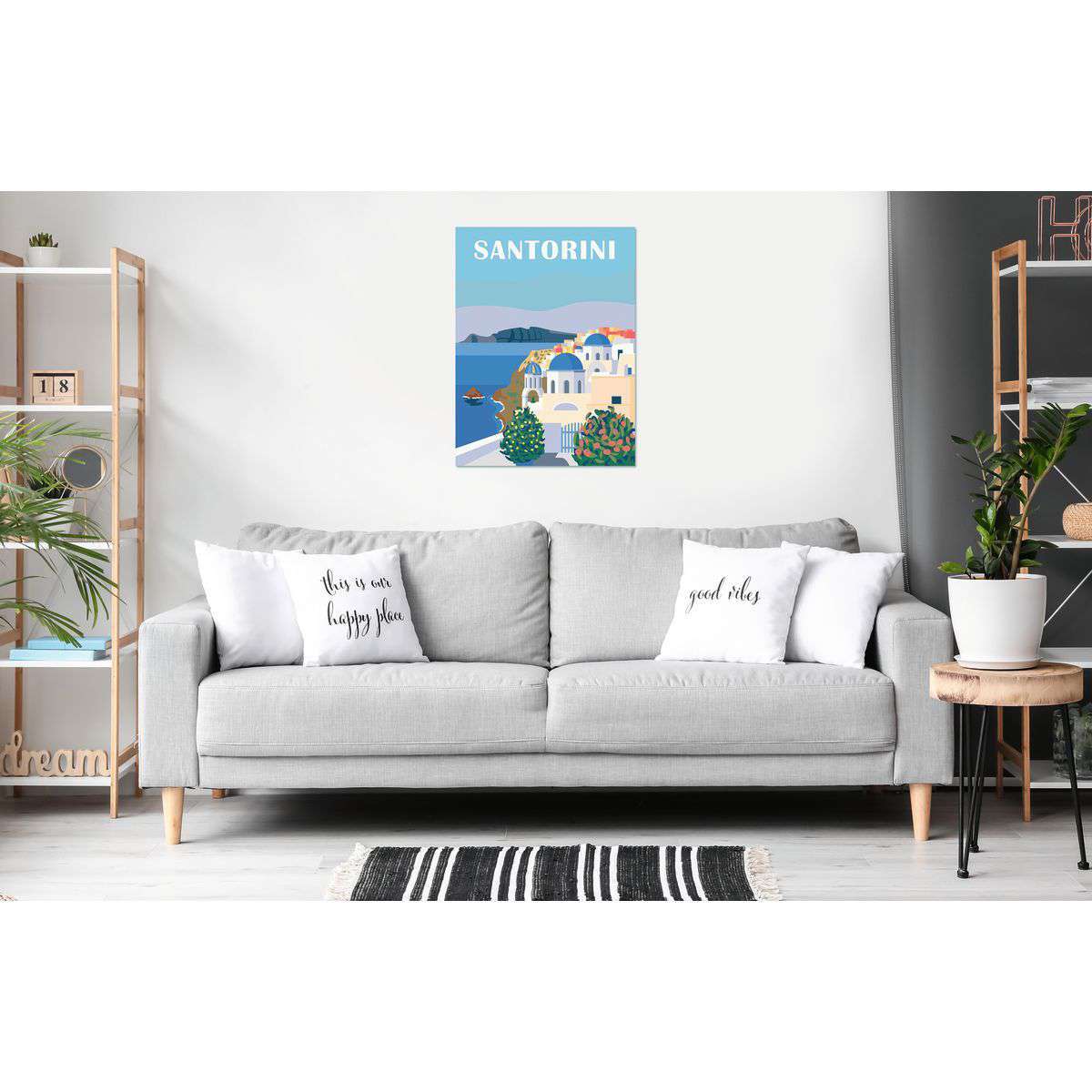 Ravensburger Spiel Leinwand Farbenfrohes Santorini