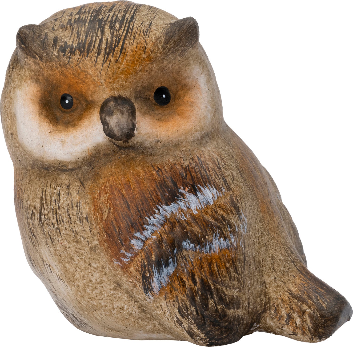 Intratuin tuinbeeld Hunter uil bruin 8,2 x 6,7 x 7,5 cm
