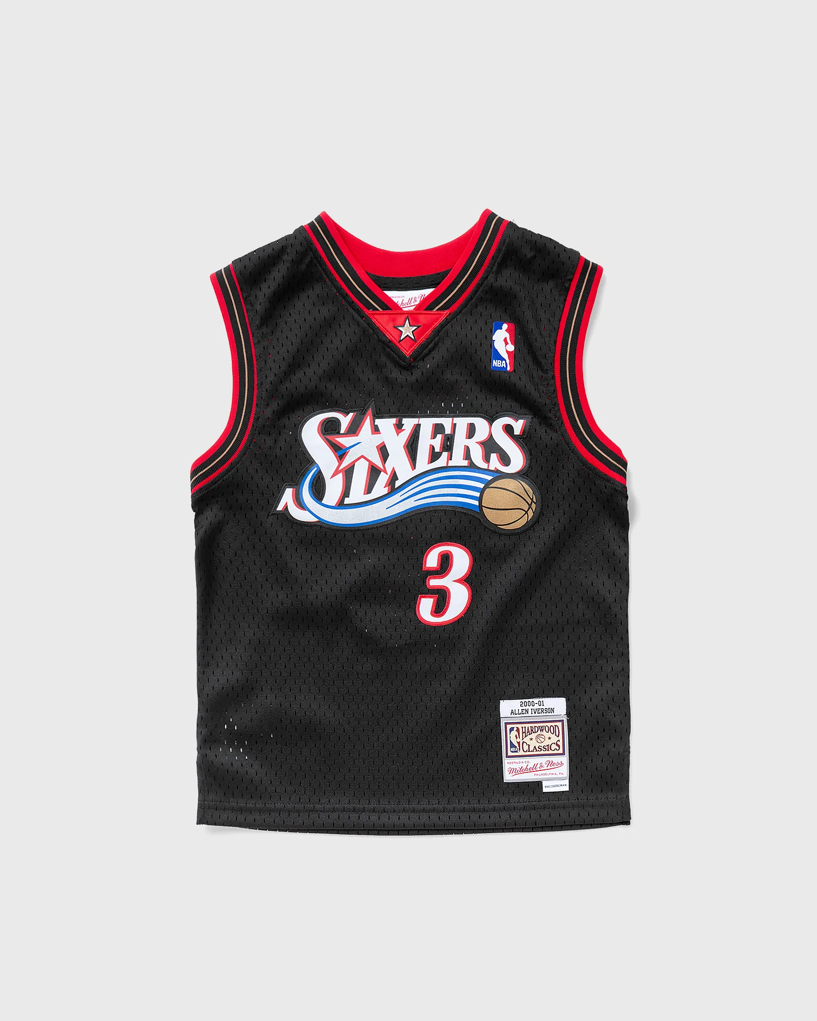 Mitchell & Ness NBA SWINGMAN JERSEY PHILADELPHIA 76ERS ROAD 2000-2001 ALLEN IVERSON #3