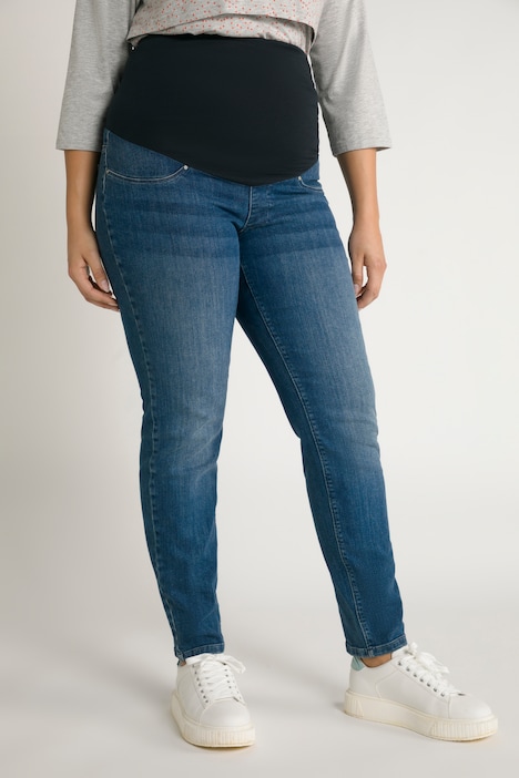 Bellieva-Jeans Sammy, extrabreiter Elastikbund, Stretch, Biobaumwolle