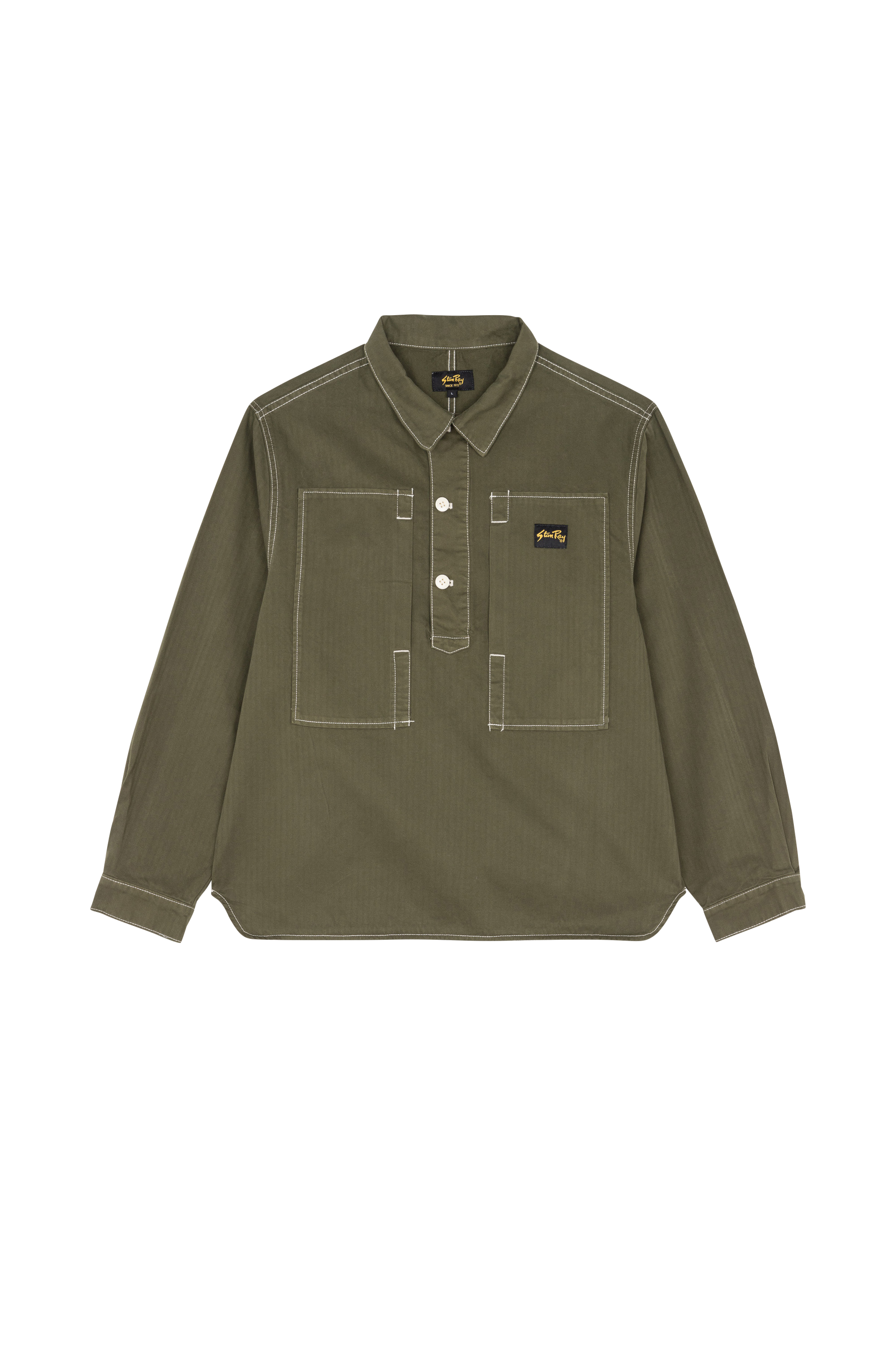 STAN RAY chemise CHEM AW2311313 PAINTERS  OLIVE Vert