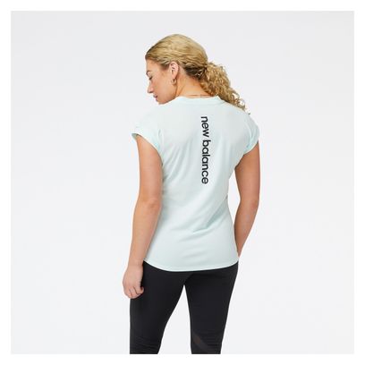 Maillot manches courtes New Balance All Terrain Trail Femme Bleu