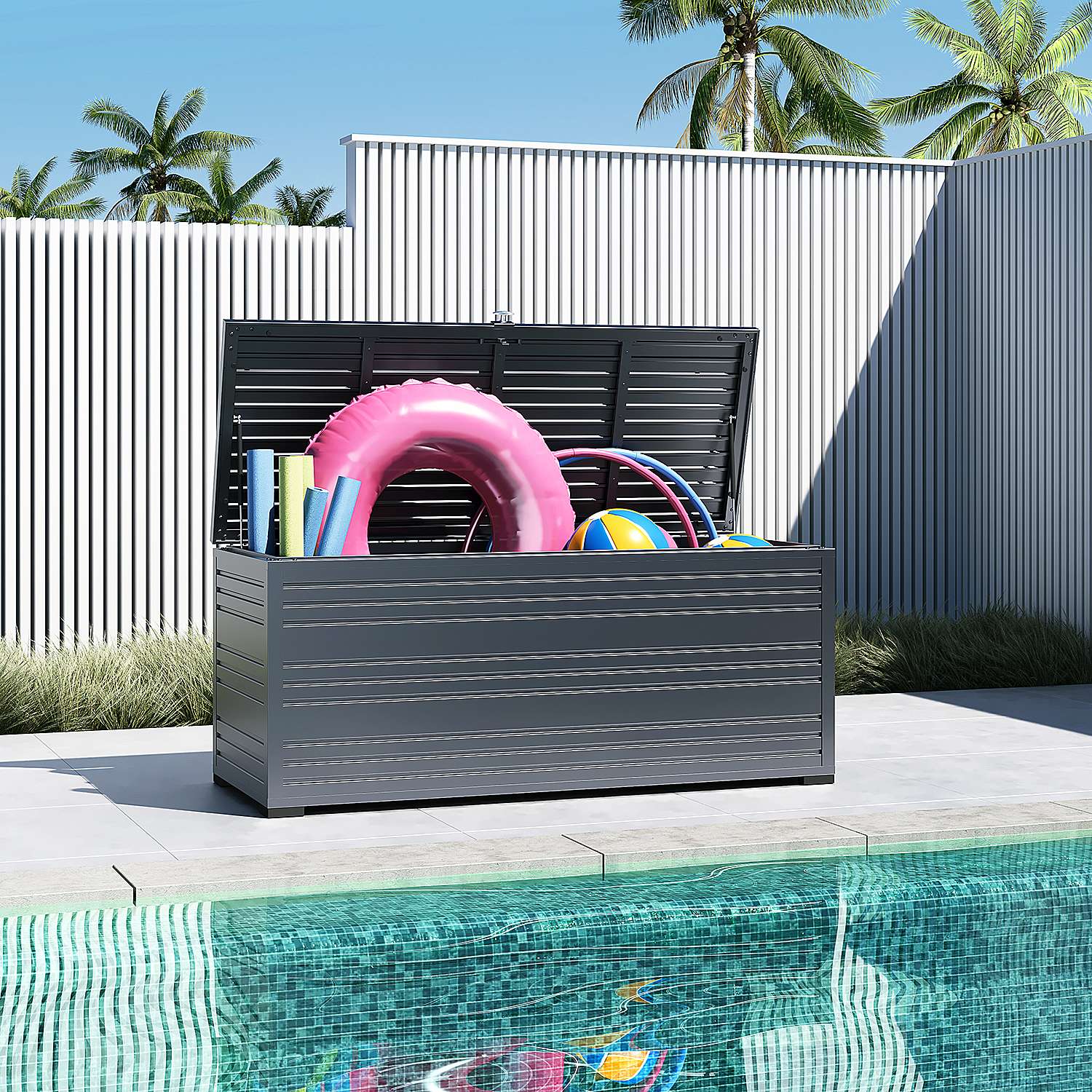Orion Sit & Store 1015 liter aluminium opbergbox