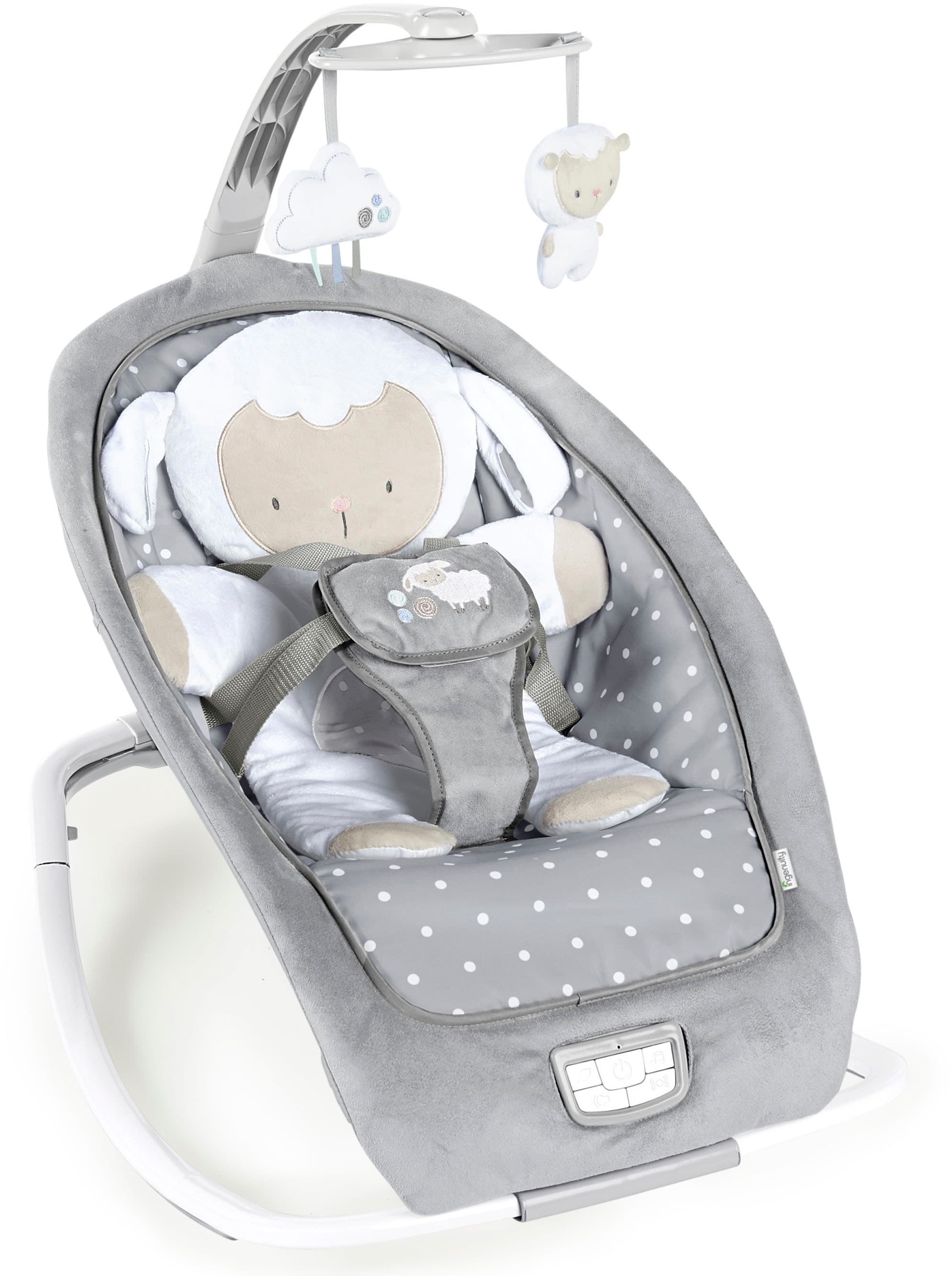 ingenuity Babywippe »Cuddle Lamb« bis 18 kg mit Vibration und Melodien