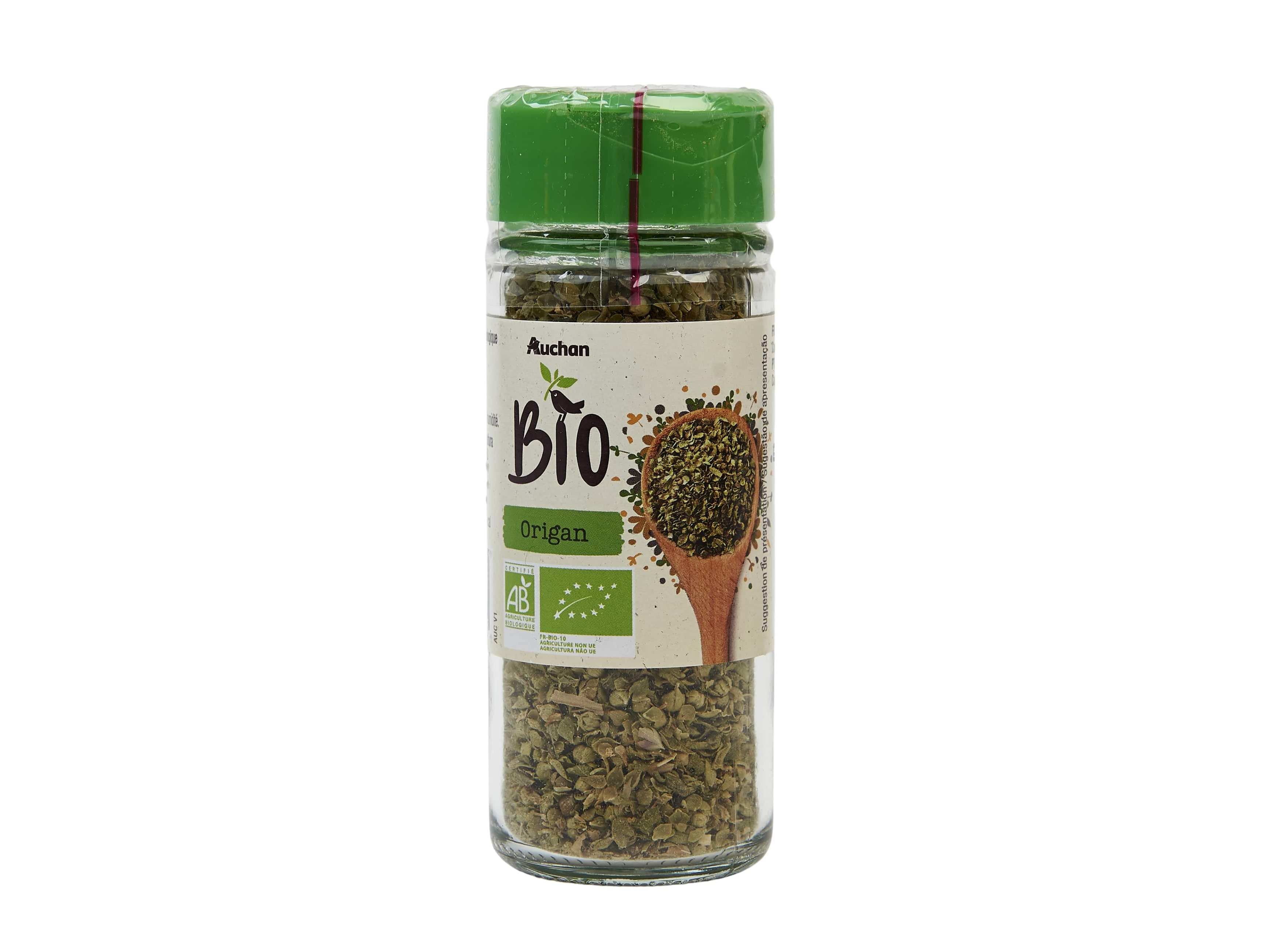 OREGÃOS AUCHAN BIO EM FOLHA FRASCO 10G