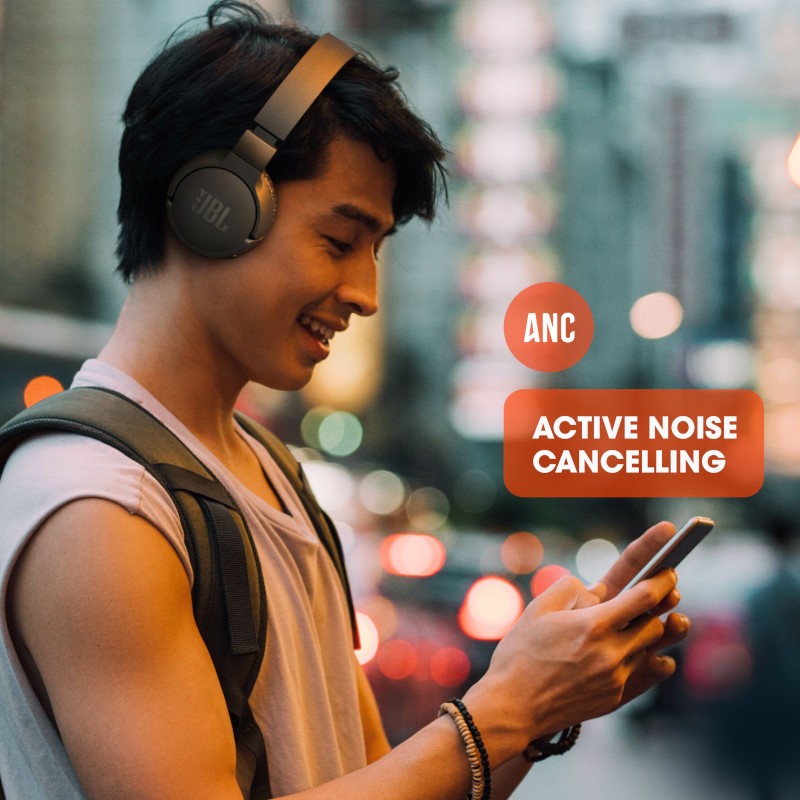 JBL - Tune 660NC Wireeless Bluetooth 5.0 NC Headphone (Black)