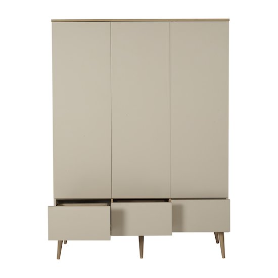 Flow armoire 3 portes   Argile & Oak        de               Quax