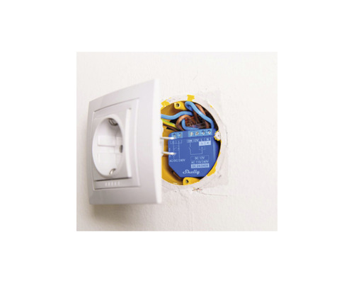 Shelly Plus 1 Verbeterde 1-kanaals wifi-switch - Compatibel met SMART HOME van hornbach
