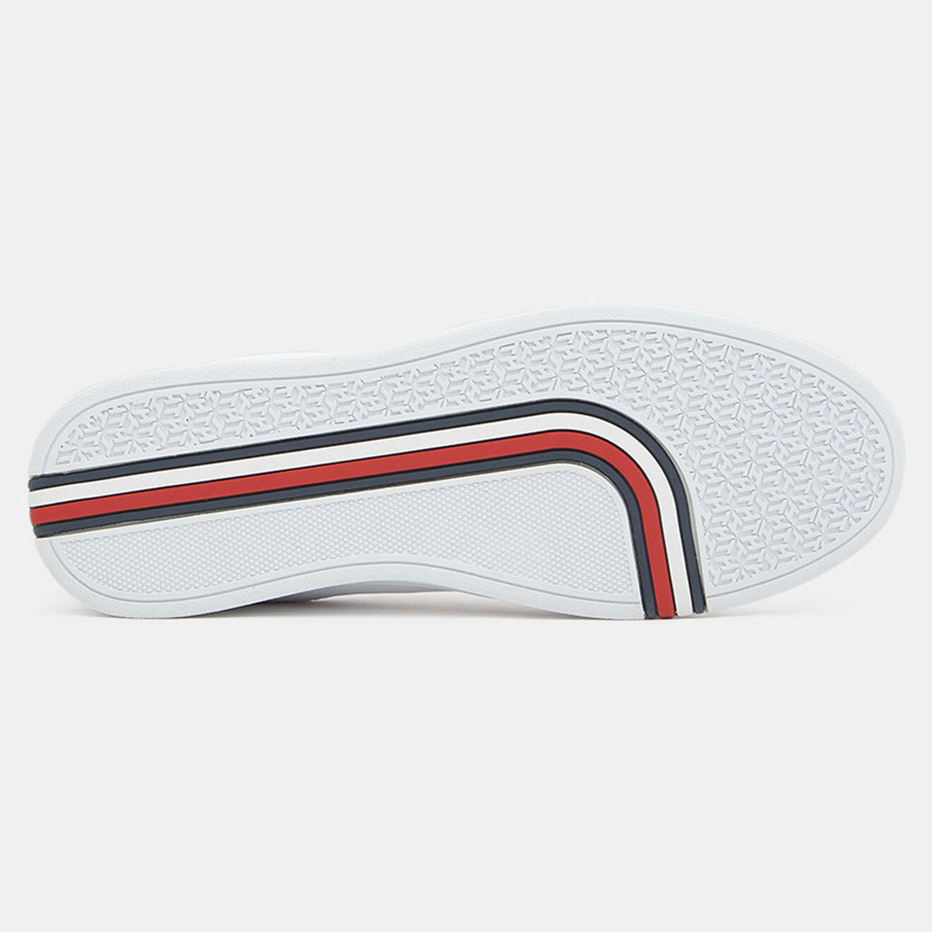 Tommy Hilfiger Baskets en Cuir Premium Court blanches