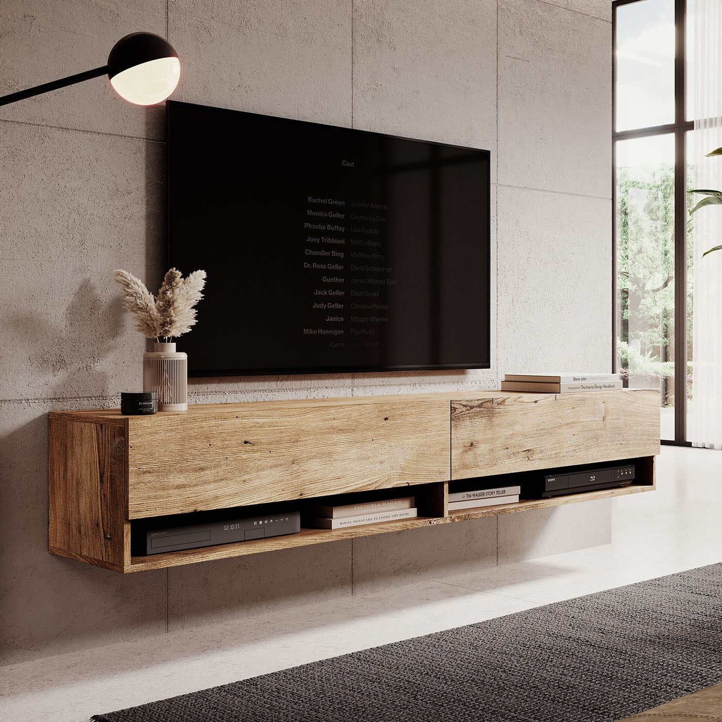 Asino - TV-Meubel - Kastanje - 180 cm