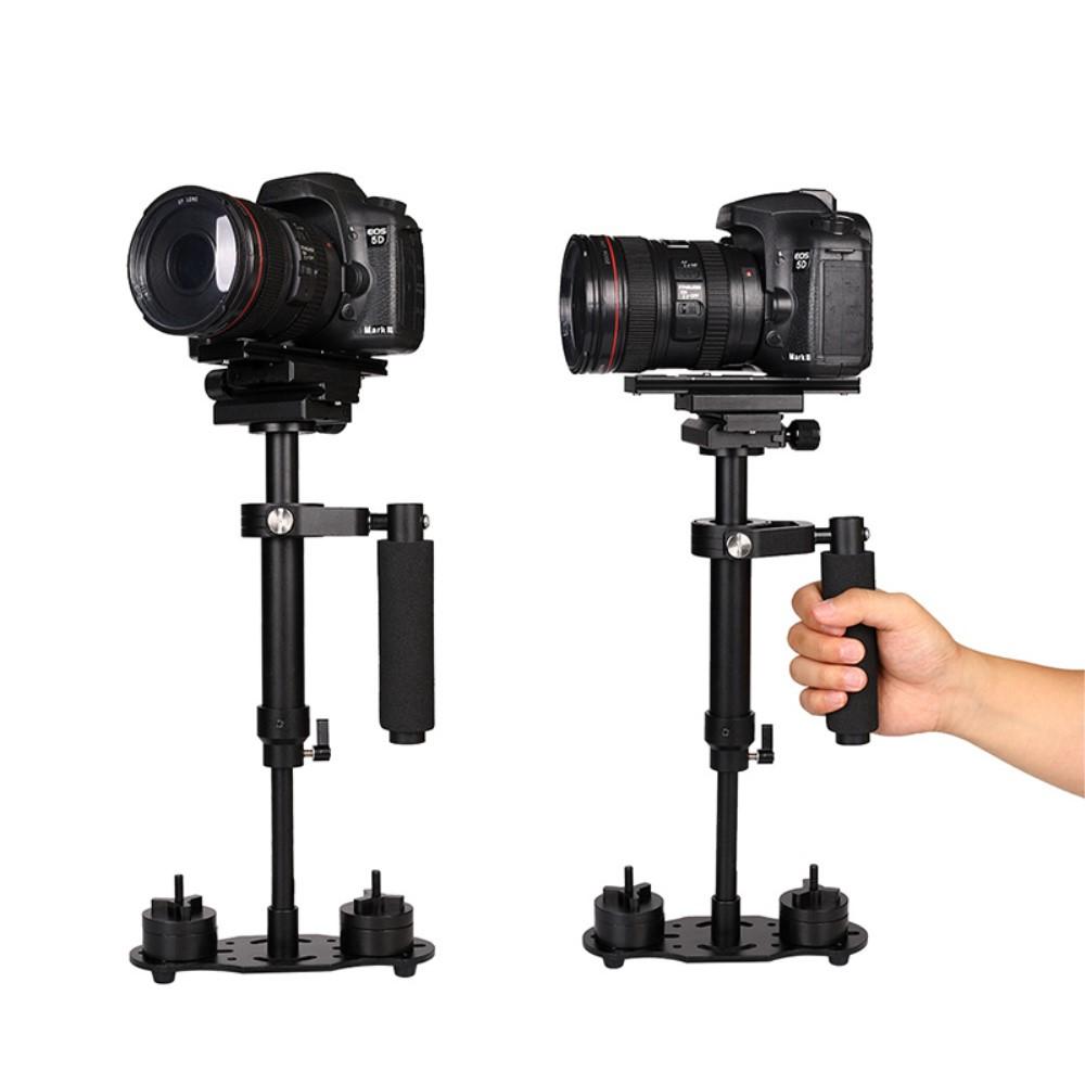 Tragbarer Alu Handgriff Gimbal Stabilisator Stativ Halterung für DSLR Kamera / GoPro   1/4