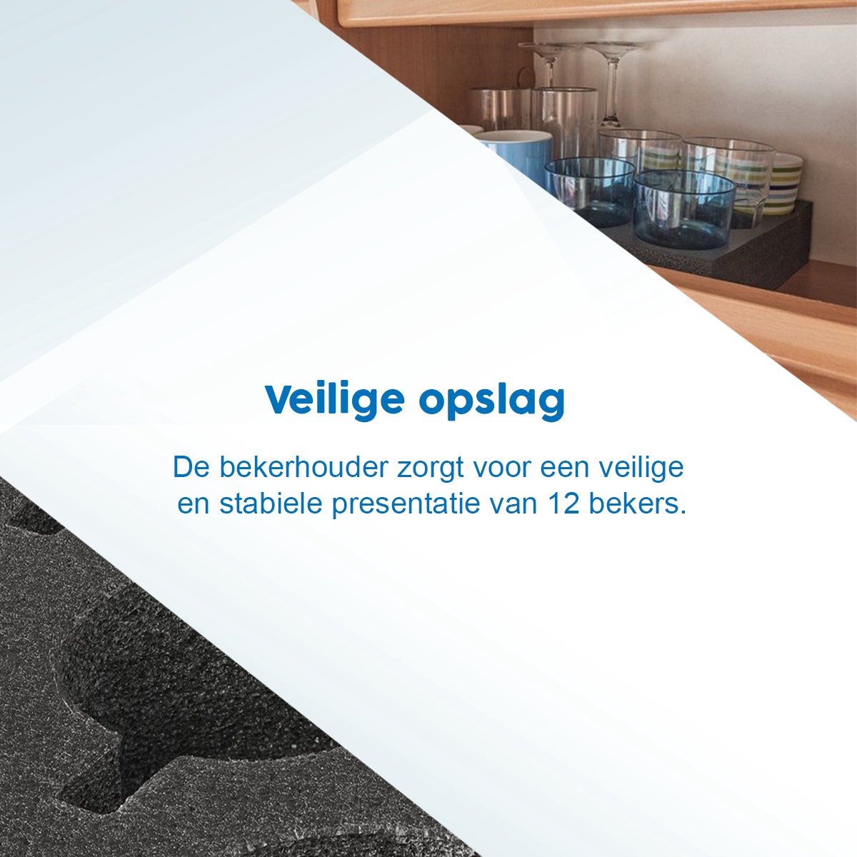 ProPlus hard foam bekerhouder - 34 x 25 cm