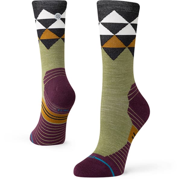 Chaussette running STANCE QUADRILATERAL LIGHT WOOL CREW BLACK