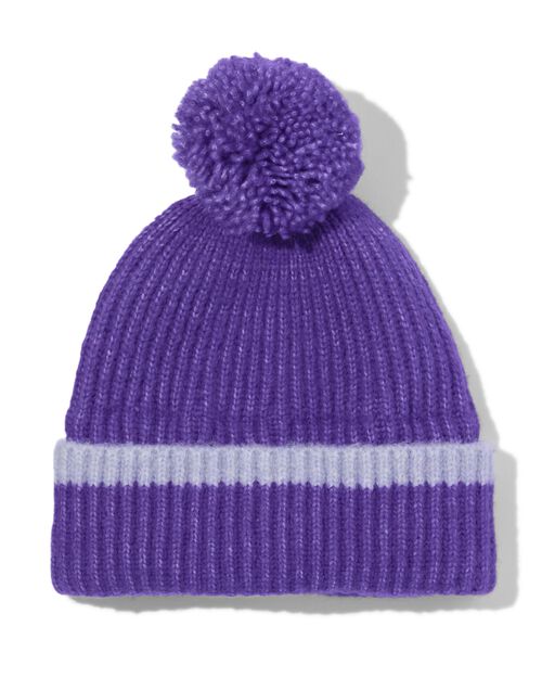 bonnet enfant en laine bleu