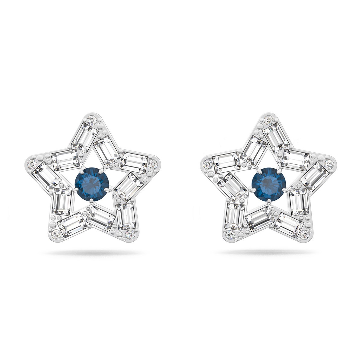 Boucles d'oreilles Swarovski Stella bleues