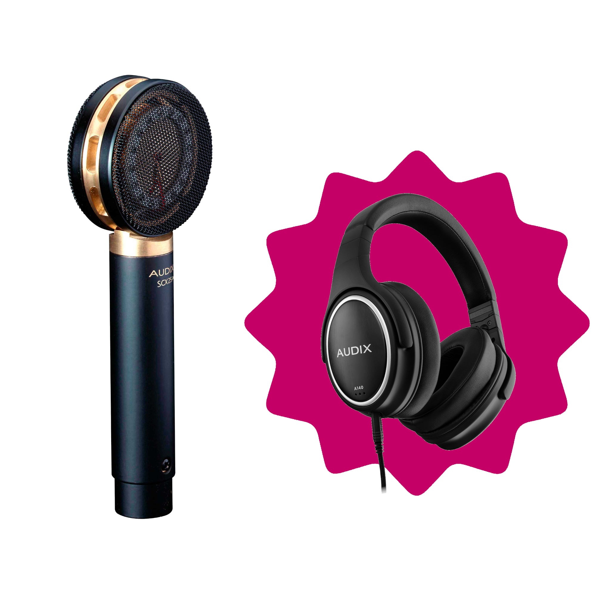 Audix SCX25 microfoon met A140 koptelefoon