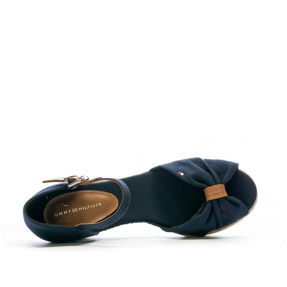 Tommy Hilfiger Sandale Marine Femme Tommy Hilfiger Wedge