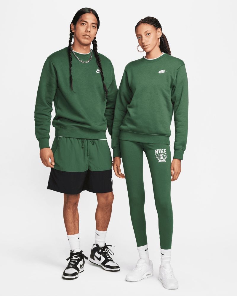 Sweat-shirt Nike Sportswear Club Fleece Vert Olive pour homme