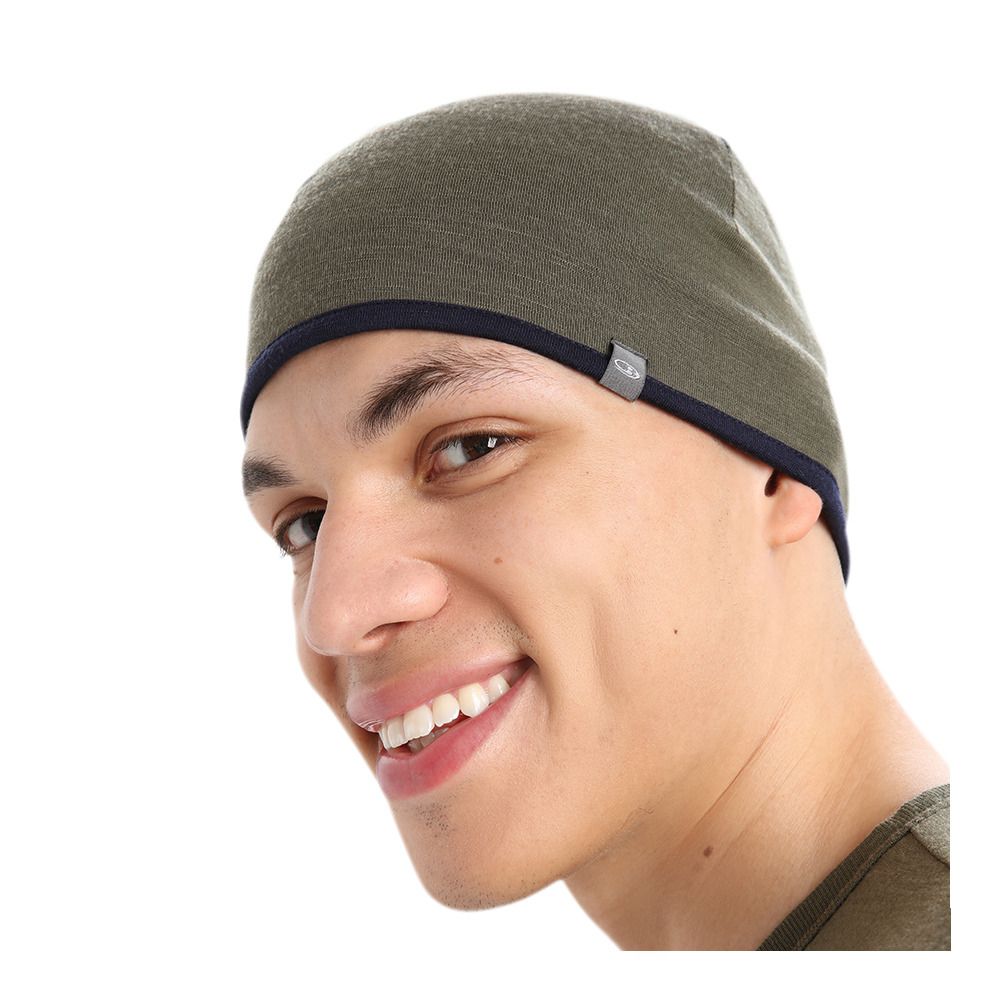 Icebreaker POCKET - Bonnet loden/mid navy