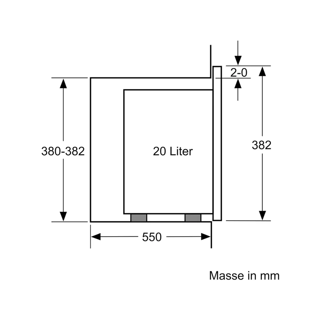 Bosch BEL523MS0 Einbau-Mikrowelle