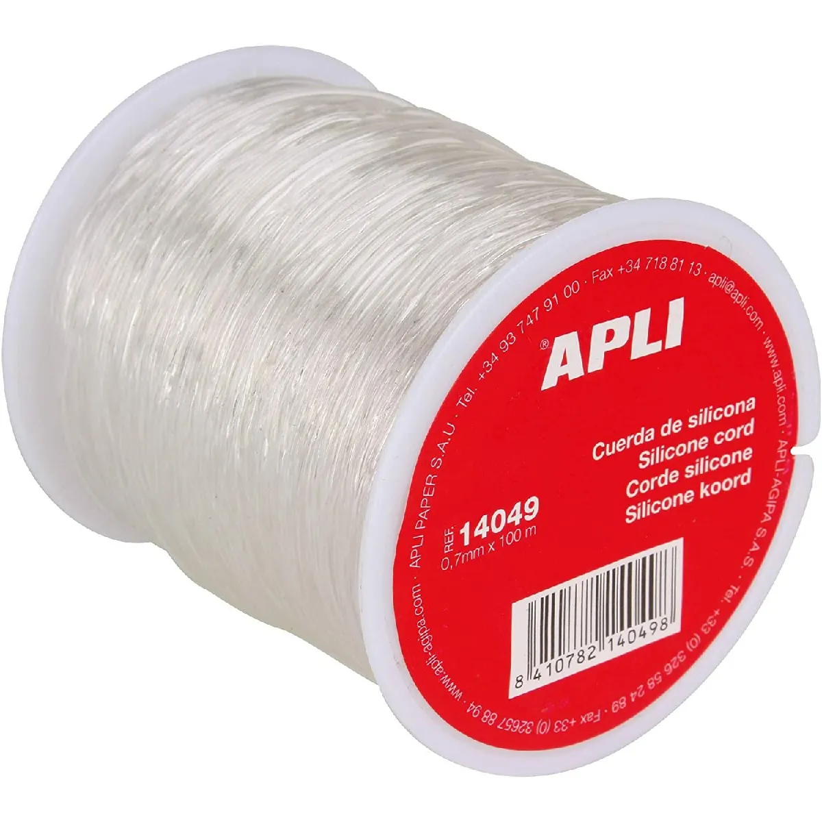 APLI Lot de 100 Cordes et Fils en Silicone