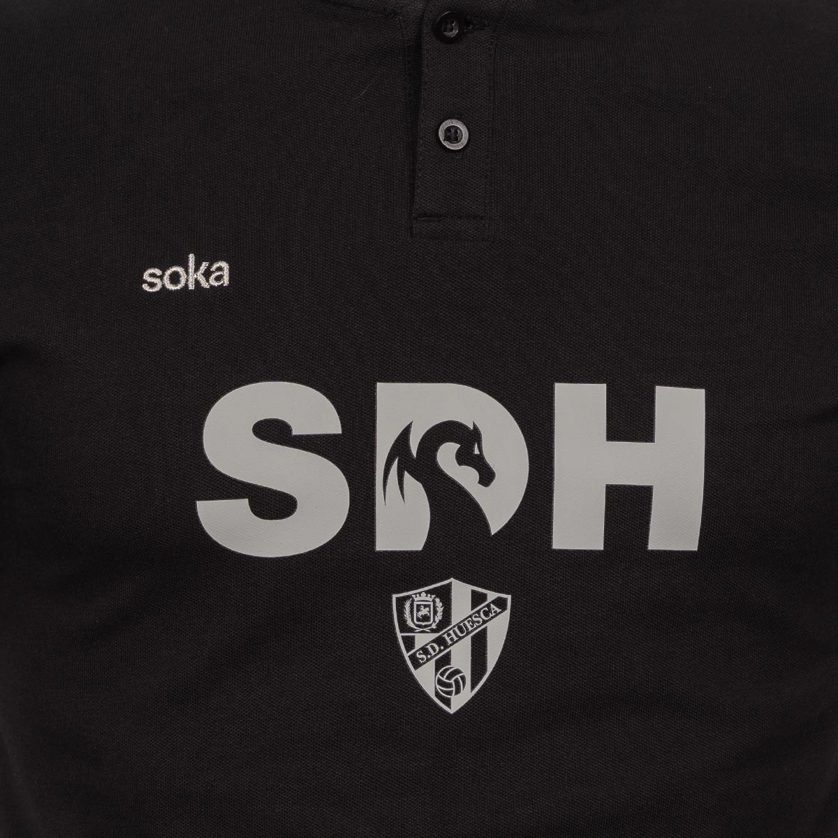 Polo Soka Sociedad Deportiva Huesca Fanswear 2025-2026 Criança