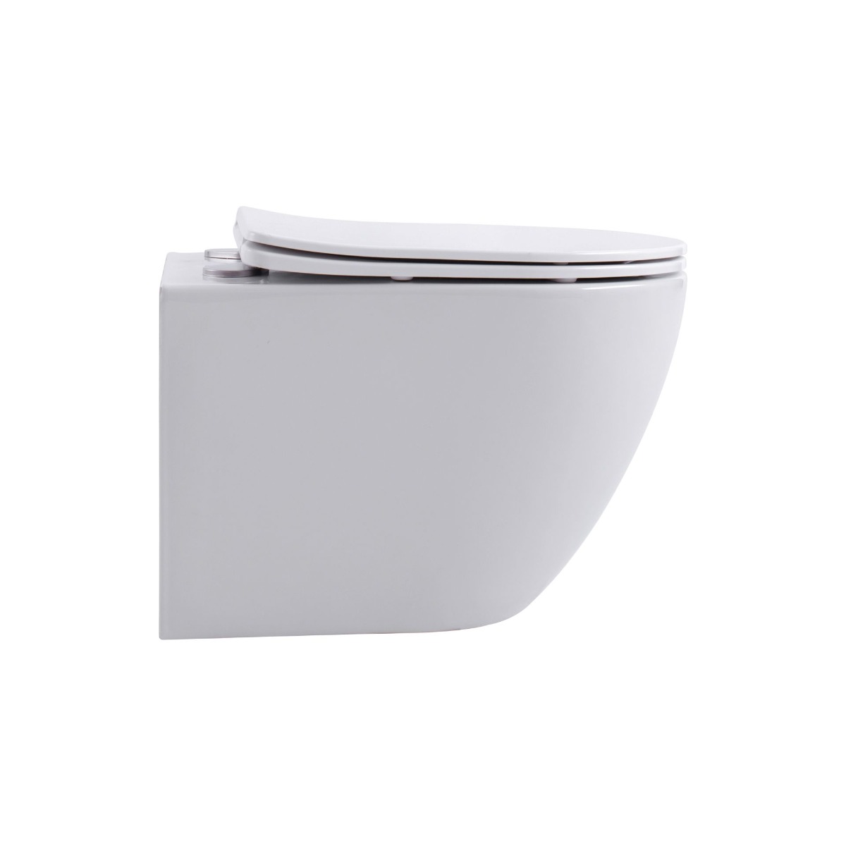 Sanigoods Cyclona compact randloos hangtoilet met tornado flush en zitting wit glans