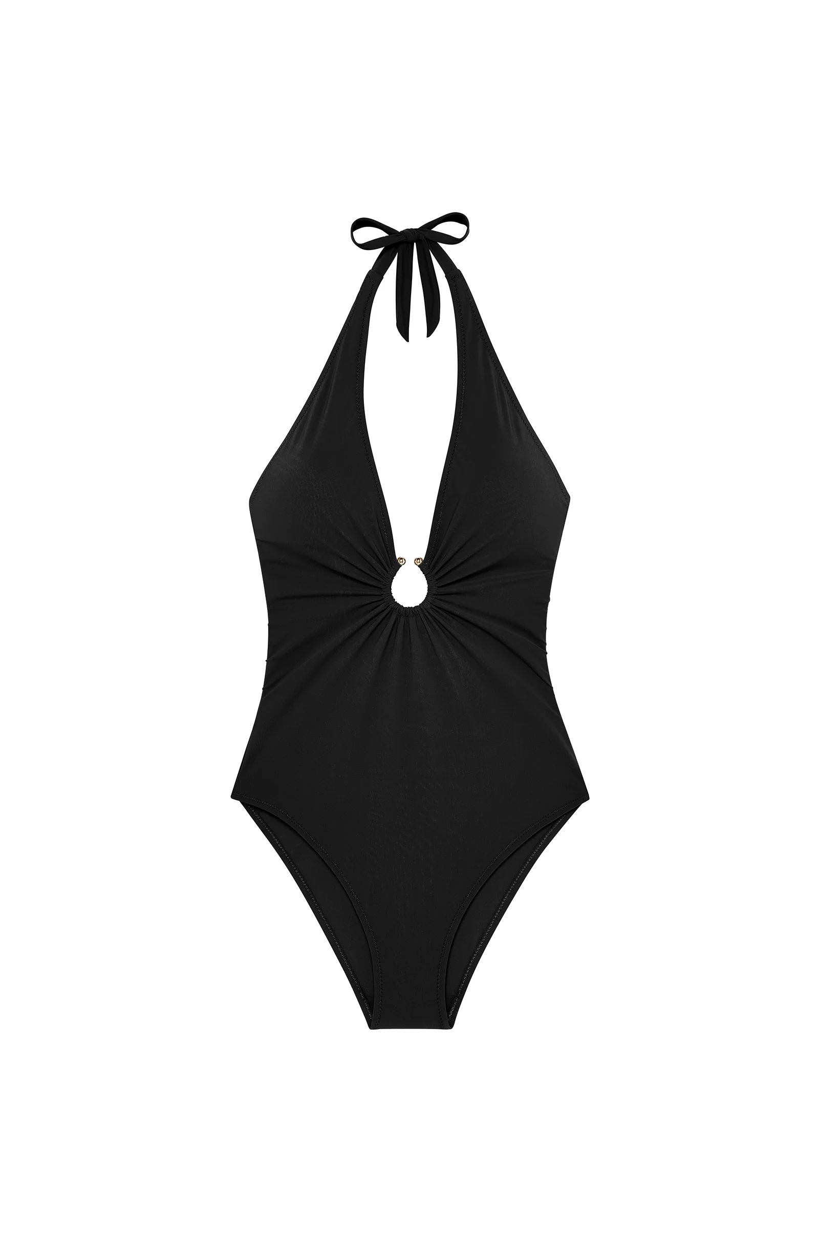 leven Maillot de bain une pièce à bijoux noir Noir