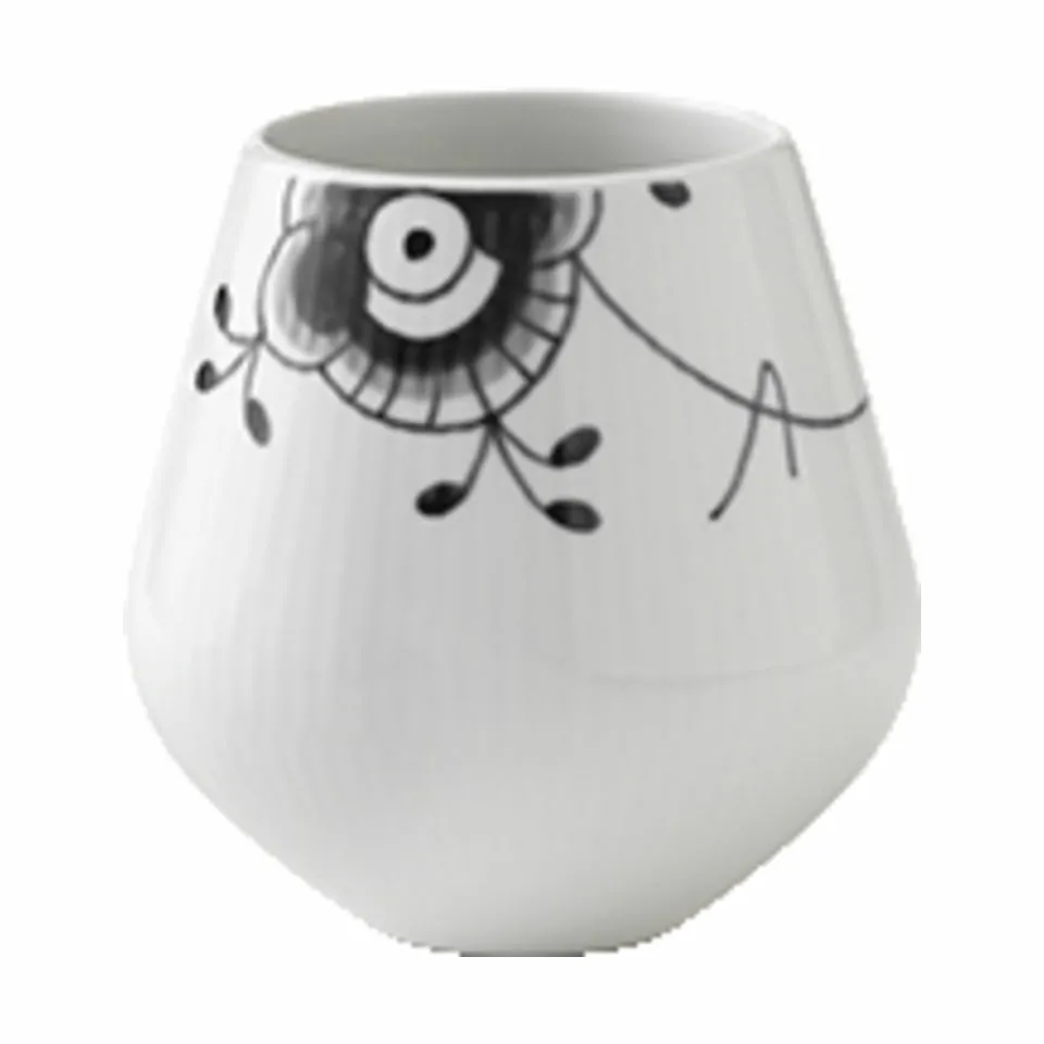 Royal Copenhagen Sort Mega Riflet Vase