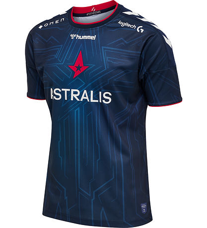 Hummel T-Shirt - Astralis 21/22 Spiel Jersey - Marine/Sponsor