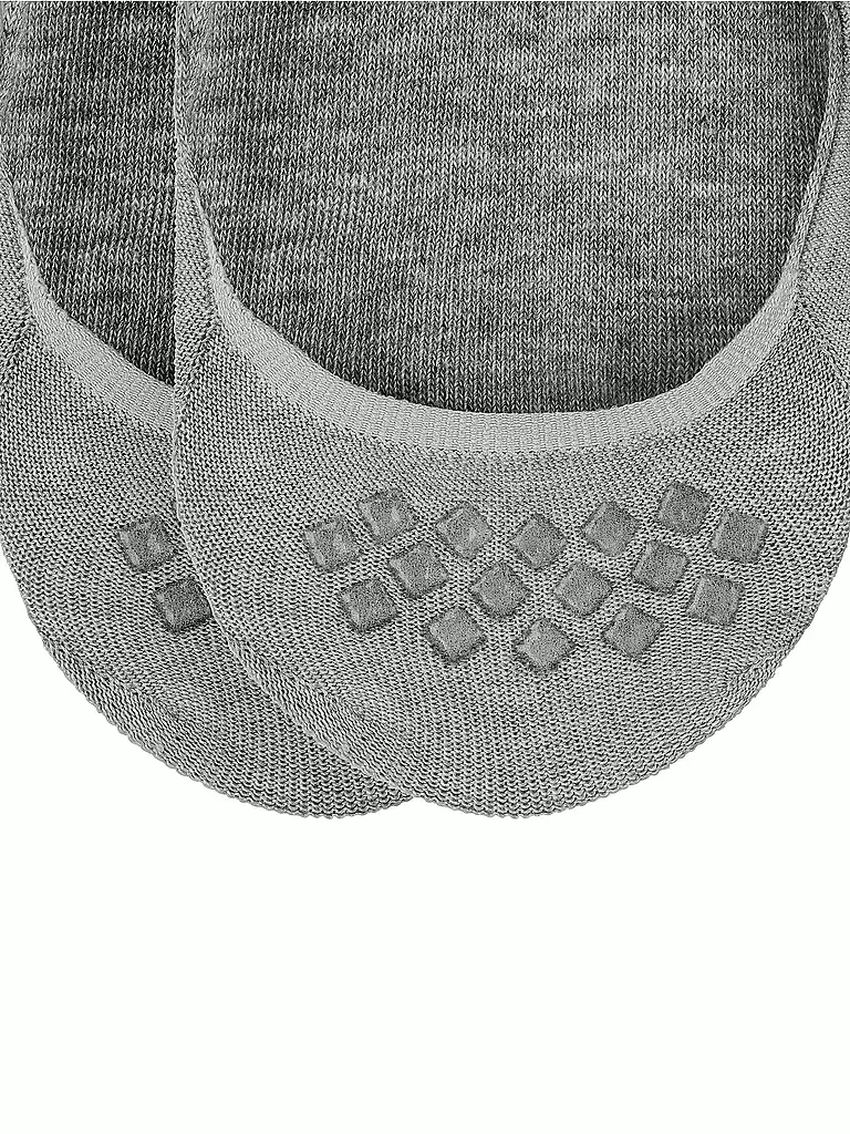 BURLINGTON Herren Füsslinge EVERYDAY 2-er Pkg light grey hellgrau