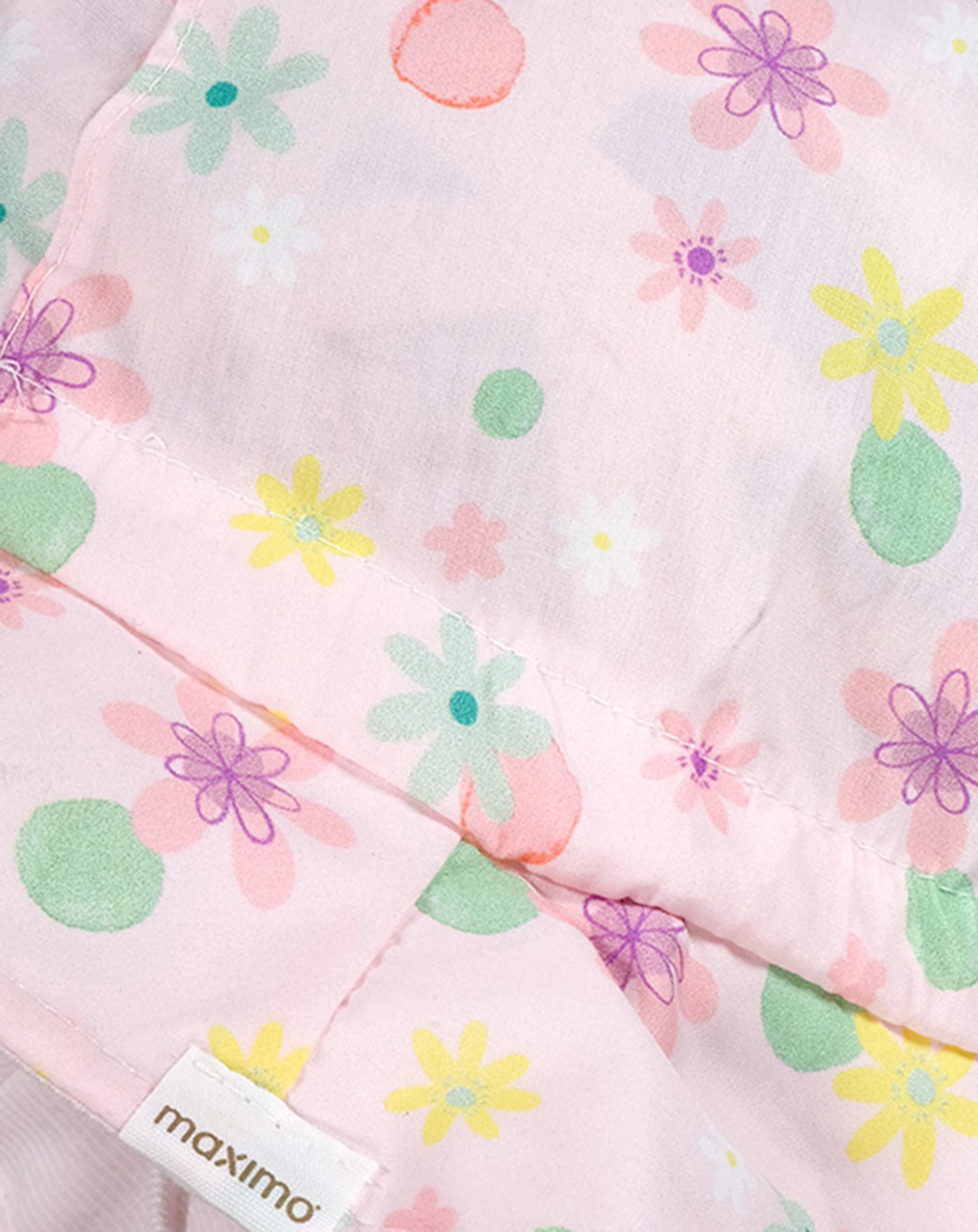 Sommerhut BLÜTEN mit Nackenschutz in rosa