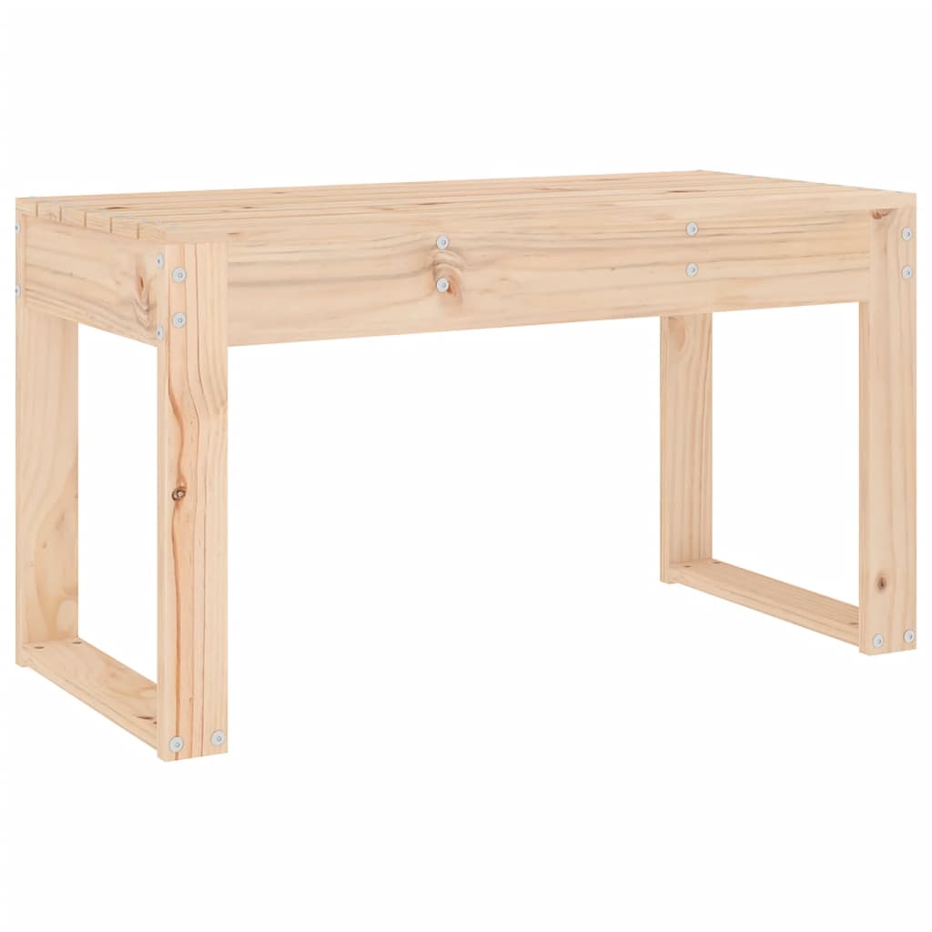 Banc de jardin 80x38x45 cm bois massif de pin