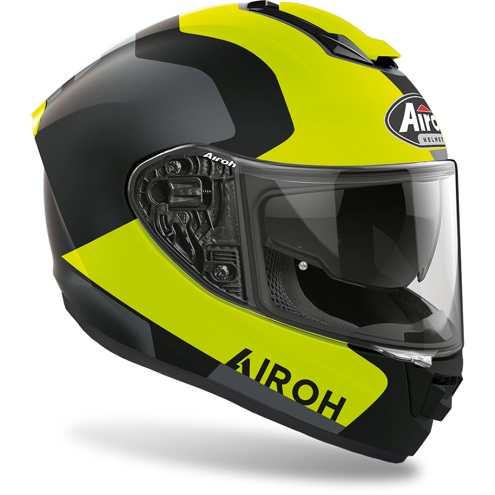 Airoh - Casque ST.501 Dock Noir Mat / Jaune