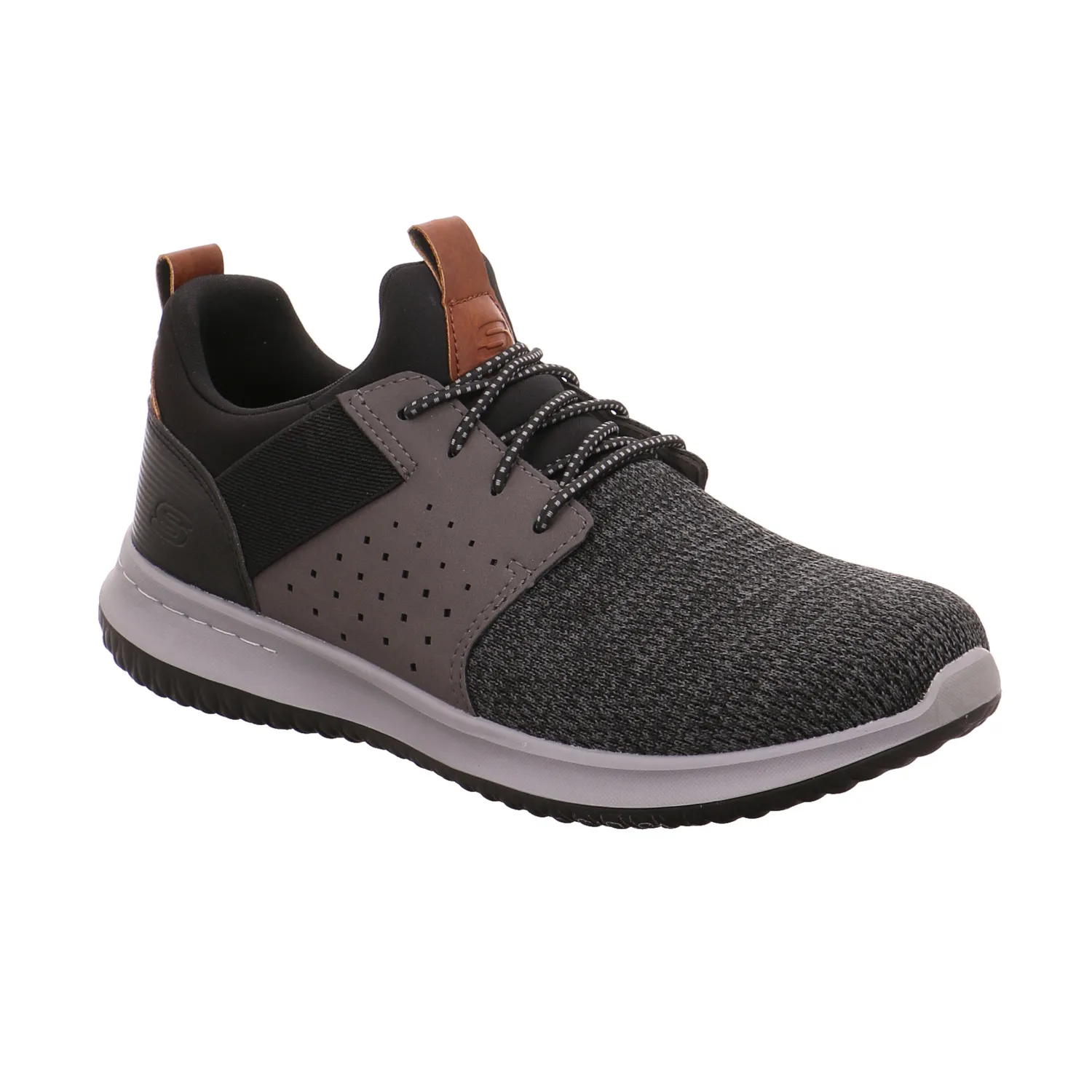 SKECHERS Halbschuhe Sneaker Schwarz Textil